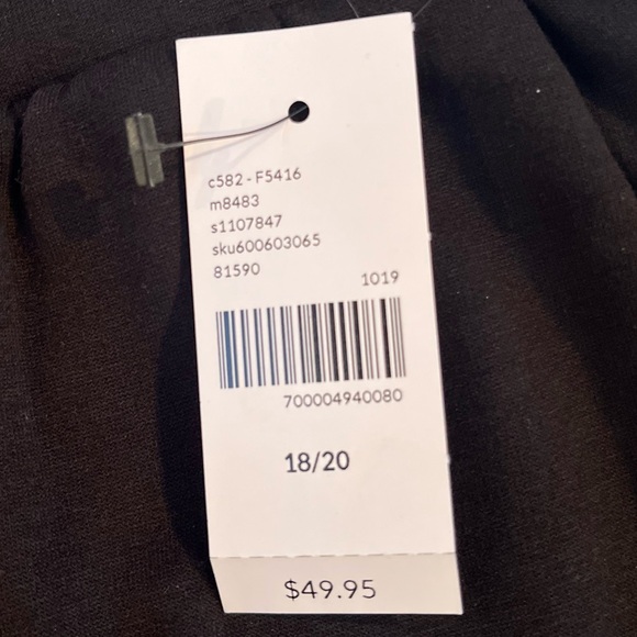 Lane Bryant Black Wide Leg Pants 18/20 NWT - Picture 6 of 9